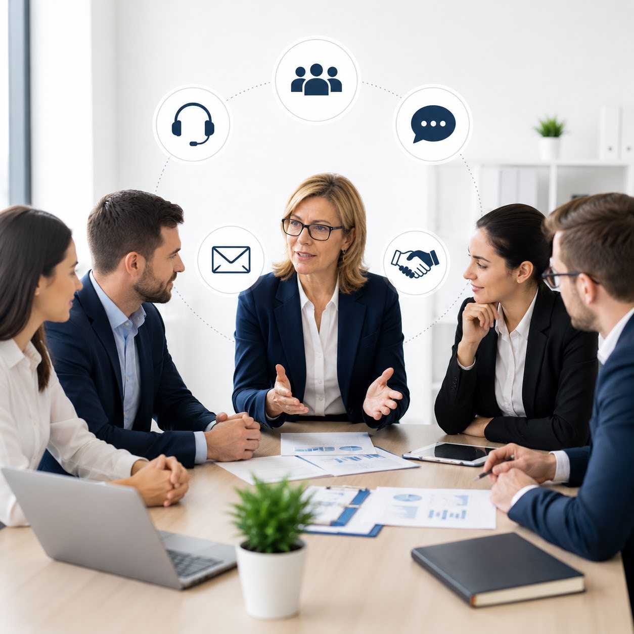 Comunicare și consultanță directă cu clienții AEI Finance