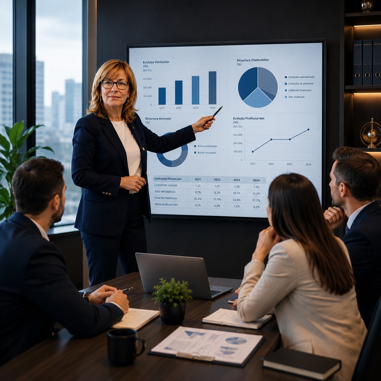 Prezentare servicii financiare – echipă AEI Finance